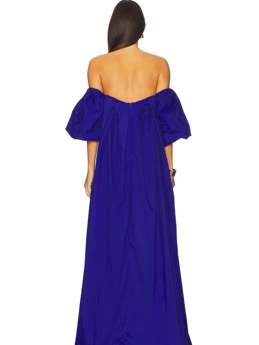 Caroline Constas Cobalt Strapless Maxi Dress - Picture 3 of 3